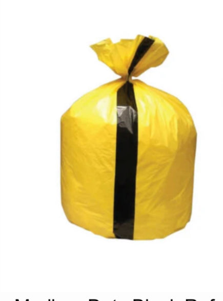 Yellow Tiger Stripe 70Ltr Clinical