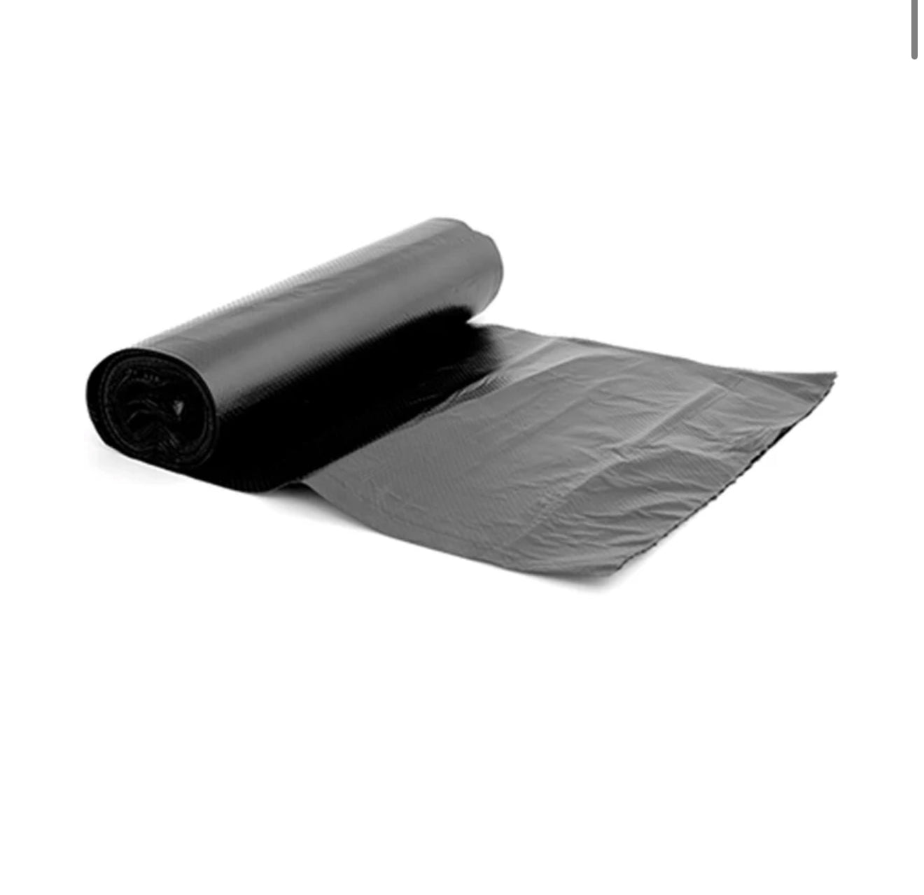 Medium Duty Black Refuse Sack