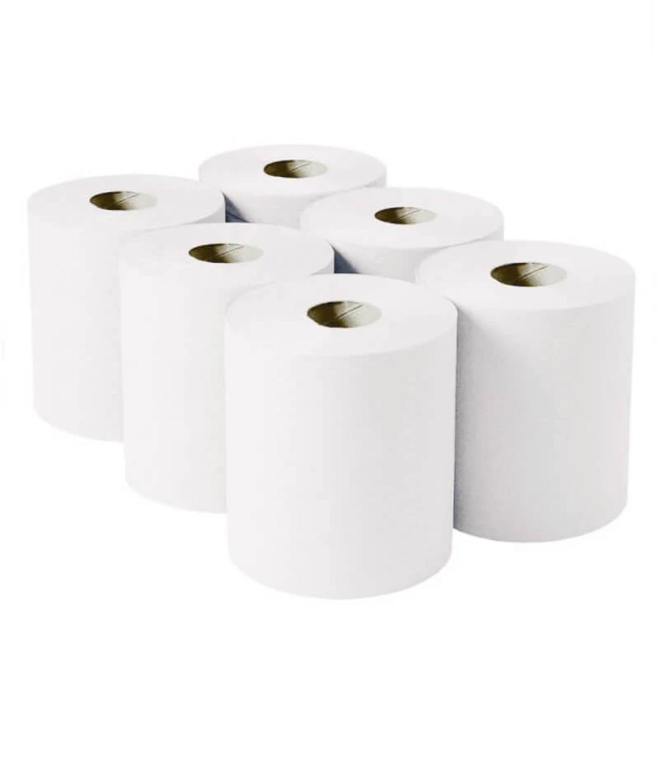 2 Ply White Centrefeed 150m 6 Rolls