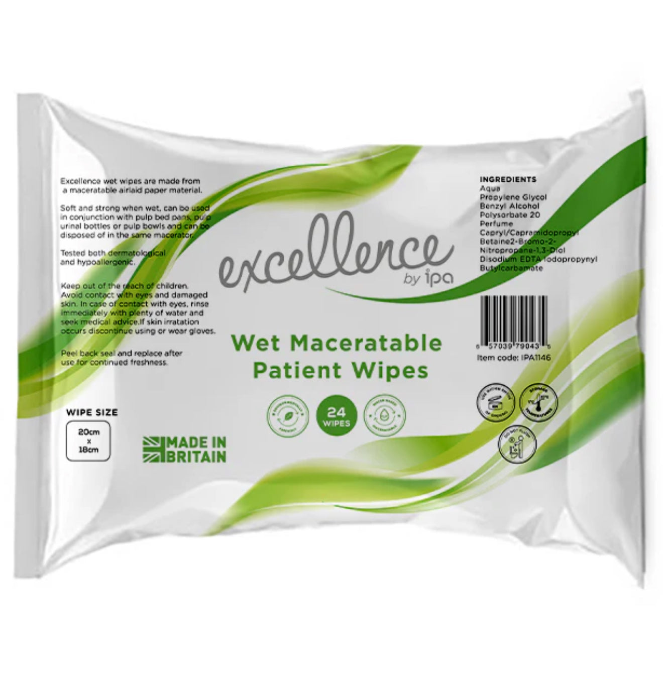 Wet Wipes – 25 Pack (Antibacterial)